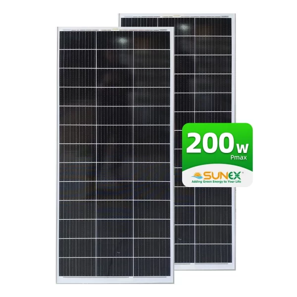☀️ Monokristalli quyosh paneli 200 Vt