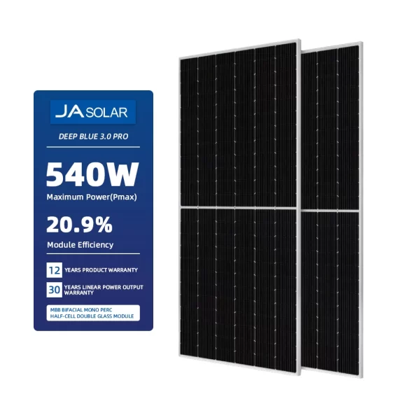 ☀️ JA Solar P-type PERC MONO 540W Yuqori quvvat, ishonchlilik va maksimal samaradorlik